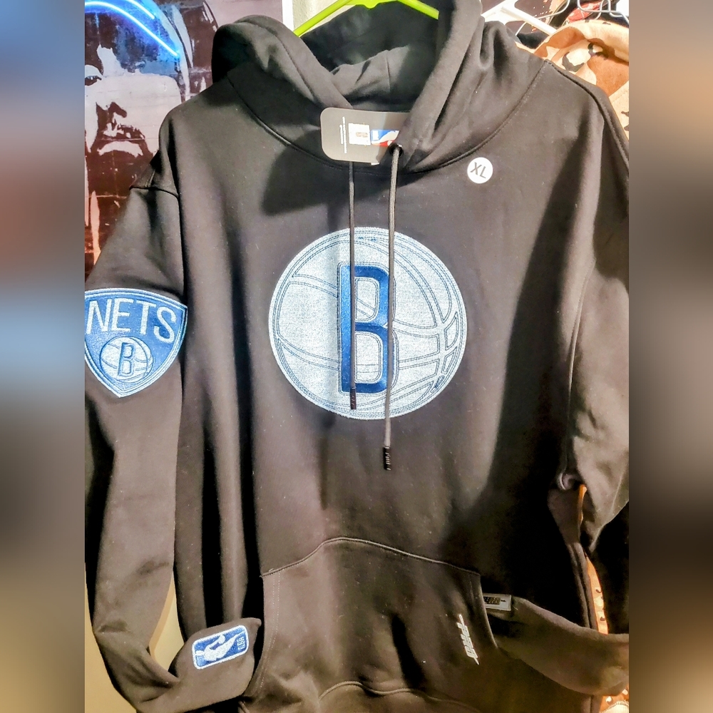 Brooklyn Nets Hoodie (black/blue)
